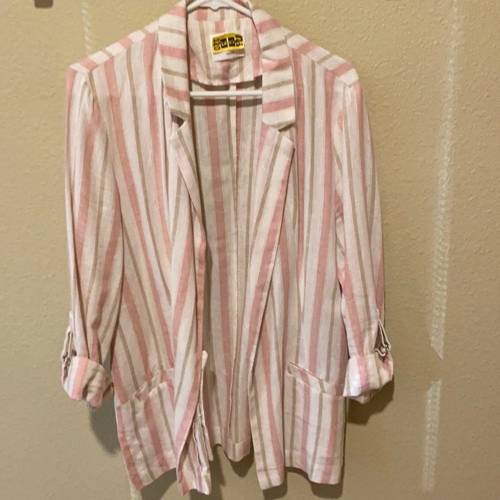 Love Tree Linen Blazer